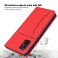 thumbnail image 4 of Dteck Case for Samsung Galaxy A51 5G 6.5-inch, Luxury Magnetic Skin-Friendly Feel Leather Card Holder Wallet Case Folio Kickstand Cover,Red, 4 of 8