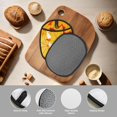 thumbnail image 4 of Pofeuu Autumn Maple Leaves Print Silicone Pot Mat Mitten With Hanging Loop Heat Resistant Oven Mitts Non-Slip Bbq Baking Smoking Potholders, 4 of 7