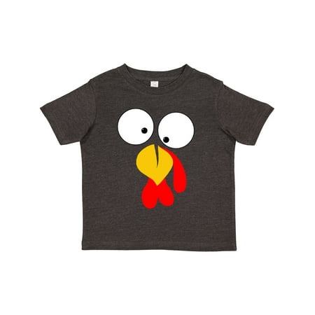

Inktastic Thanksgiving Goofy Turkey Face Gift Toddler Boy or Toddler Girl T-Shirt