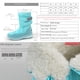 thumbnail image 5 of Botas de nieve de estilo coreano para hombre y mujer, de algodón, gruesas, cálidas, impermeables, antideslizantes, de felpa de lana, para exteriores, de noreste, para invierno, 5 of 5