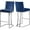 Navy Velvet, variant on Meridian Furniture Heidi 26"H Velvet Counter Stool in Navy