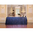 thumbnail image 3 of GFDYREE Sequin Tablecloth, Rectangular, 60"x102", Navy Blue, 3 of 7