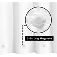 White Shower Curtain Liner - Premium PEVA, BPA & PVC Free, No Chemical ...