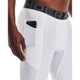 thumbnail image 4 of Under Armour Unisex HeatGear Pocket Long Athletic Shorts, 4 of 5