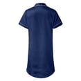 thumbnail image 3 of Gibobby Camisón de algodón para mujer Día de San Valentín Ropa dormir para mujer Camisón satén Mini Slip Chemise Ropa dormir corta Camisones para mujer(Azul oscuro,XL), 3 of 4