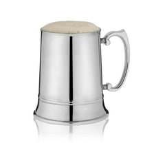 Viski Stainless Steel Beer Mug, Pint Glass for Pilsners and Lagers, 16 oz
