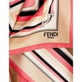 thumbnail image 3 of Fendi Baguette Print Silk Scarf Foulard Pink Dalia Multicolor Size 90, 3 of 6