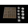 thumbnail image 2 of Zeckos Starfish and Sand Dollar 9 inch Tic Tac Toe Game Board, 2 of 5