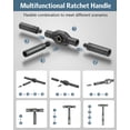 thumbnail image 3 of Upgraded 42 in 1 Magnetic Screwdriver Set, DIY Ratchet Screwdriver Set, Multi Bit Magnetic Drive with 40 PCS Magnetic Bits, Portable Repair Tool Kit for Home, Bike, Repairs, 3 of 15