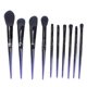 thumbnail image 2 of 10pcs Professional Eyeshadow Blush Brush Portable Soft Hair Cosmetic Brush Set Makeup Tool, 2 of 5