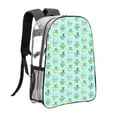 thumbnail image 3 of Gaeub Doggy In Bubble Bath Print Clear Backpack ,Clear Transparent Backpack, PVC Bag with Side Pockets,for Concert, Beach, Work, Travel & Sporting, 3 of 7