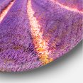 thumbnail image 3 of Designart 'Lavender Flowers and Clear Sky ' Modern wall clock, 3 of 6