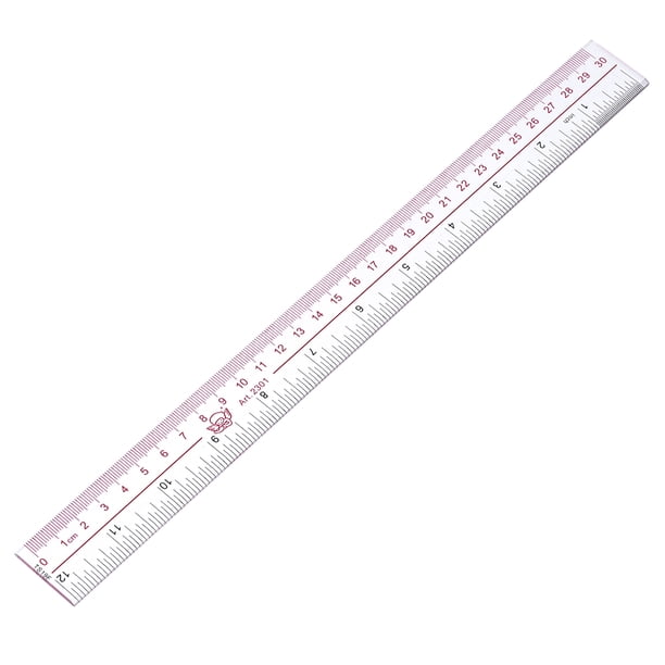Straight Ruler 30cm 12 Inch Metric Double Scale Measuring