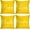Yellow, variant on Yellow Set of 4 Throw Pillow Covers Furry Home Decor Pillow Cases Decorative 18X18 Inches Outdoor Cushion Couch Sofa Cojines Pillowcases Sunshine Happy Love Smile