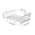thumbnail image 3 of Dengmore Kitchen tools to assist in cooking Kitchen Rack Wrought Iron Art Draining Rack Dinner Plate Chopsticks Spoon Easy Draining Bowl Plate Draining Rack, 3 of 8