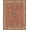 Orange, Pattern 1, variant on ODIKA 8'x10' Washable Area Rug Blue Terracotta Floral Geometric Design Intricate Botanical with Classic Borders for King Size Bedroom Under Bed, Master Suite, Non-Shedding, Easy Care