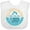 AA-White, variant on Inktastic Jacksonville Beach Florida Matching Boys or Girls Baby Bib