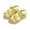 Yellow, variant on Luxalzxs Children Toddler Baby Girls Sandals Princess Open-Toed Soft Rubber Bottom Flowers Roman Beach Shoes