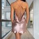 thumbnail image 5 of Vestido Corto Con Tirantes Vestido de tirantes de espagueti para mujer Vestido de fiesta de cóctel ajustado para mujer Color sólido Cgtredaw Para estrenar, 5 of 5