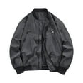 thumbnail image 5 of Miluxas Men's Lightweight Bomber Jackets Casual Spring Fall Windbreaker Jacket Light Zip Up Coat with Pocket Gray XL(XL), 5 of 6