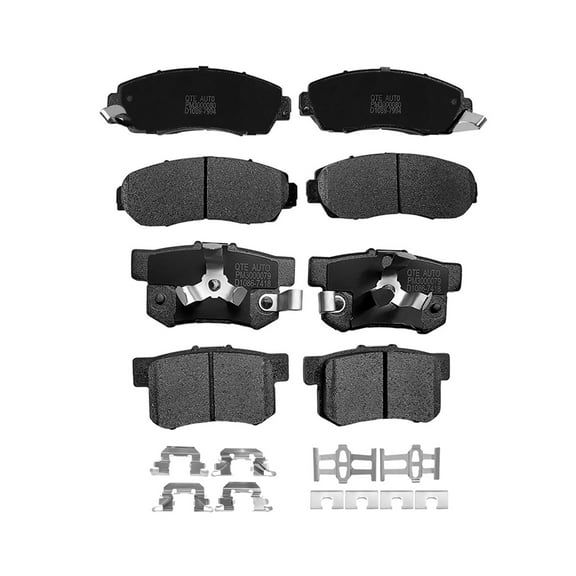 Set of 8 Front-Rear Ceramic Brake Pad Kit For 2012-2014 Honda Crosstour EX EX-L