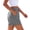 Black, variant on Zynoxe Women's Shorts Casual Elastic Waist Drawstring Gym Shorts for Women Trendy Baggy Plaid Pockets Shorts S