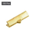 thumbnail image 3 of Cinta Engarce Abrazadera Extremos 100uds 25mm Unique Bargains Dorado Tono, 3 of 7