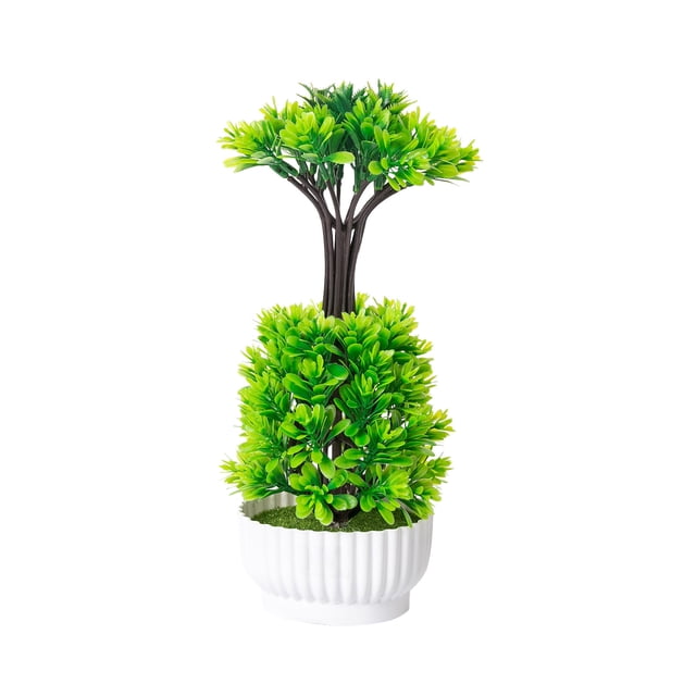 Plantas en Macetas Artificiales Simulación de la Planta Verde Artificial Decoración Del Vestíbulo Del Hotel de la Oficina en Macetas Planta Verde Decoración Del Hogar Planta Artificial