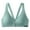 Blue, variant on ,Women's Sports Front Hook Closure Wireless Bras Padded Stretchy Seamless Bra Soft Breathable High Impact Everyday Bralettes Purple XXL
