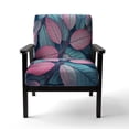thumbnail image 4 of Designart "Botanical Pastel Leaves Design" Upholstered Traditional Accent Chair and Floral Arm Chair - Multiple Color & Pattern, 4 of 7