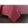 thumbnail image 4 of Messy Bed Washed Cotton Duvet Cover and Sham Set, Red, King, 4 of 5