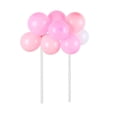 thumbnail image 3 of Wosthever Cake Topper Home Wedding Party Cake Globo Cinta Pajitas Decoración Pastelería Decoración Negro Oro Brillo Globo Kits de decoración para fiestas 6#, 3 of 6