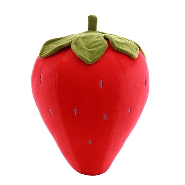 Muñeca de peluche con fruta de peluche, fresa, 40 cm, suave caricatura