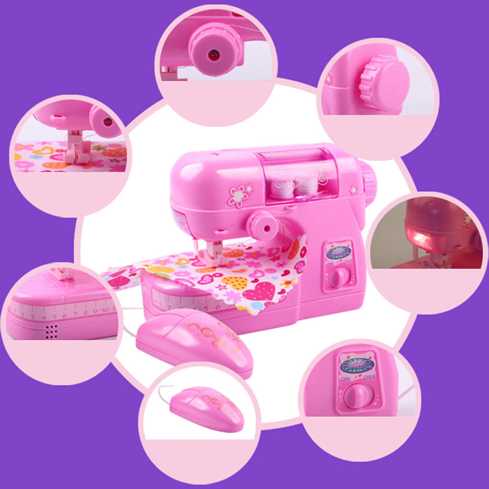 Sewing Machine for Kids mall Sewing Machine Kit Household Appliances Girls First Sewing Machine Crafts Toy