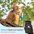 Airtag Cat Collar Breakaway with QR Code Name Reflective cat collar