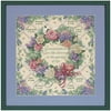 Dimensions The Flowers Of Life Stamped Cross Stitch Kit-14"X14"