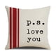 thumbnail image 1 of Fundas de Almohada para San Valentín, Fundas de Almohada con Estampados de Pareja y Fundas de Almohada de Lino Versátiles., 1 of 1