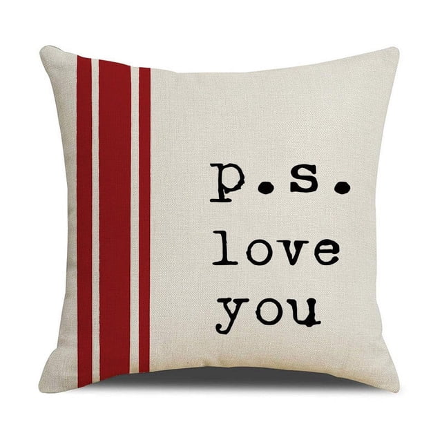 Valentine's Day Pillowcases, Couple Printed Pillowcases, And Versatile Linen Pillowcases