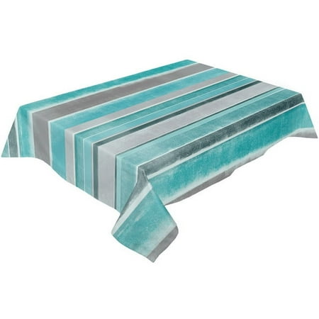 

Turquoise Wooden Board Waterproof Tablecloth Holiday Party ration Rectangular Table Cover for Birthday Table Tablecloth