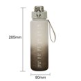 thumbnail image 2 of Botella de agua de 1000ML para beber, botellas deportivas para acampar, ir de excursión y correr, 2 of 9