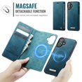 thumbnail image 3 of CaseMe Wallet Case for iPhone 17 Compatible with Magsafe, 2-in-1 PU Leather【RFID Blocking】Flip Card Holder Stand Shockproof Magnetic Detachable Cover for iPhone 17 6.3",Blue,For iPhone 17, 3 of 10