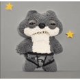 thumbnail image 3 of Creative Gifts Ugly Cute Toys,Funny Ugly Monster, Plush,Collectible , Toy(Suspicious Squirrel Monster - Grey, 3 of 5