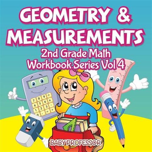 Pre-Owned Geometry & Measurements 2nd Grade Math Workbook Series Vol 4 (Paperback)