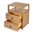 thumbnail image 4 of Butler Specialty Company Lark 2-Drawer Wood Nightstand - Natural, 4 of 11