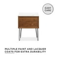 thumbnail image 2 of DHP Tribecca 30 Inch Floating Wall Mounted Bathroom Vanity, Chocolate Spice, 2 of 9