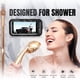 thumbnail image 2 of Bewildely Soporte de teléfono para baño, resistente al agua, transparente, montado en la pared, funda de teléfono, caja de teléfono de ducha táctil Almacenamiento y organización del hogar Bewildely HA013779-00, 2 of 6