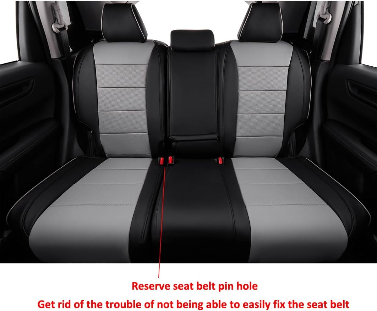 DIKSOAKR Front Car Seat Covers Fit for Honda HRV 2016-2024 Breathable Suede  Car Seat Cushion Anti-Slip Padded Seat Protector with Memory Foam