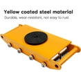 thumbnail image 6 of 12 T Heavy Duty Machine Dolly Skate Machinery Roller Mover Cargo Trolley 26400 lbs, 6 of 7