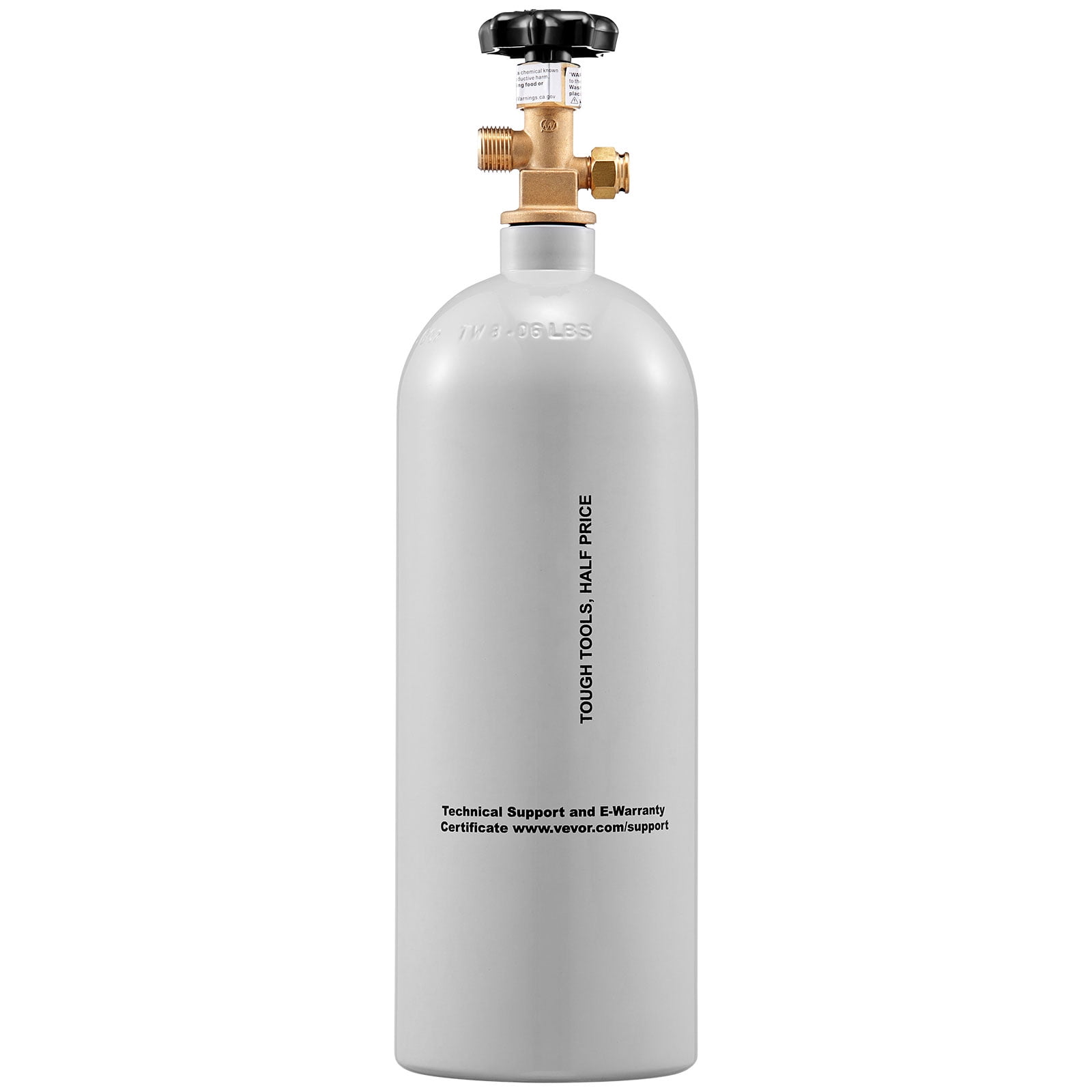 BENTISM 5 lbs CO2 Tank Aluminum Gas Cylinder with CGA320 Valve For