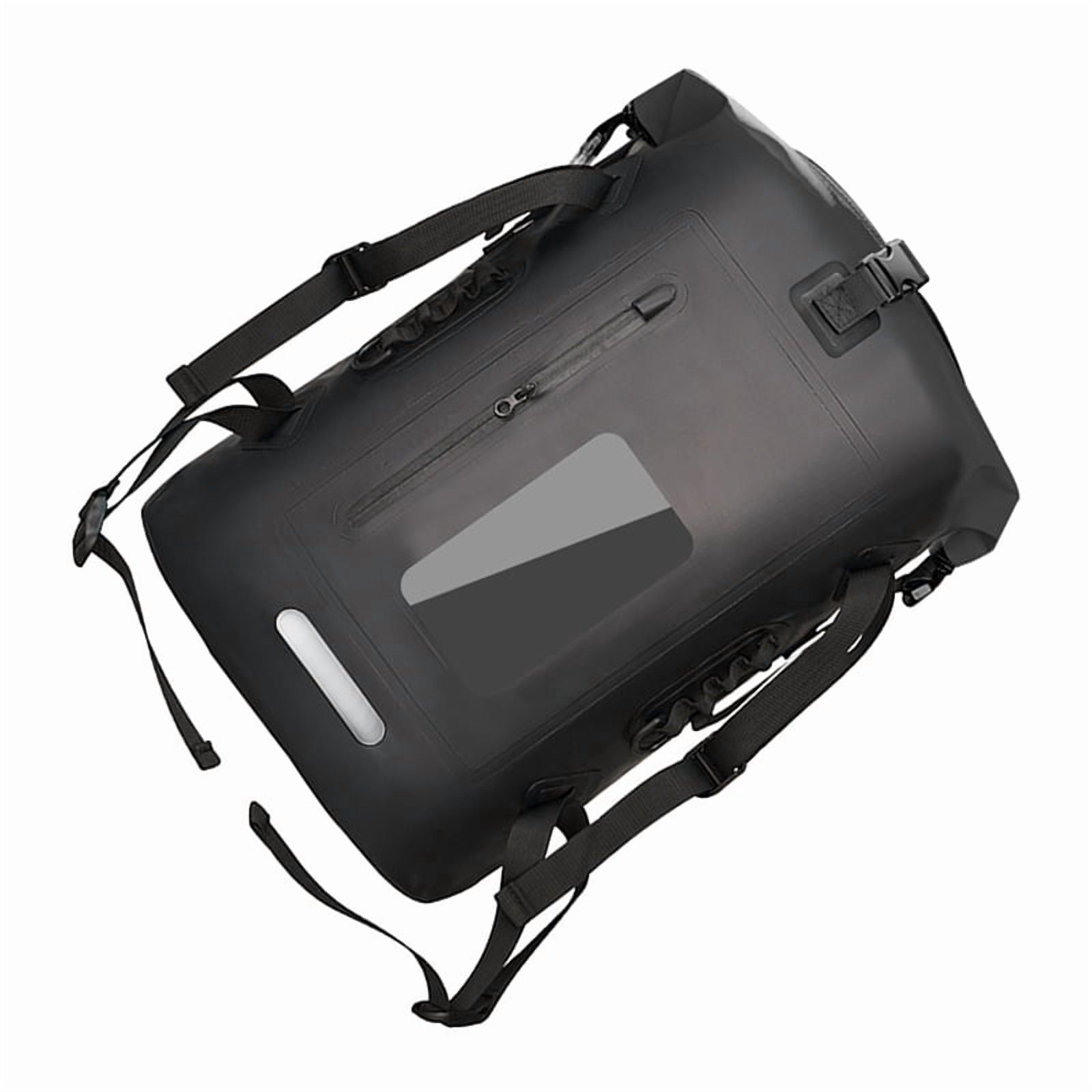 30L Waterproof Dry Bag Fishing Backpack Drift Swimming River Trekking Shoulder Bait Fishing Bucket Kayak Bag Black,1 x Fishing Backpack,Black